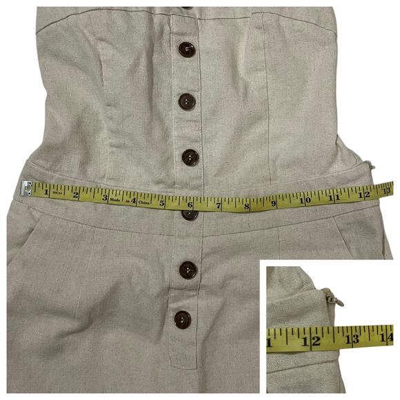 Showpo. Make Me Yours Jumpsuit - Natural - US 4 - Picture 7 of 15